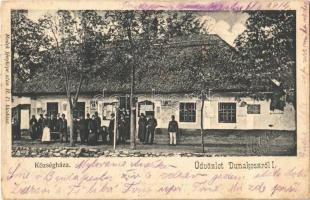 1914 Dunakeszi, községháza. Medek fényképe után H.D. kiadása