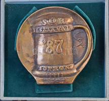 Lapis András (1942-) 1987. "Soproni Ünnepi Hetek / Sör Fesztivál - '87 Sopron - Magyar Méd...