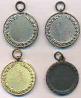 ~1920-1930. 4db-os magyar sportérem tétel, közte 1937. "Turul Szövetség" T:2,2-