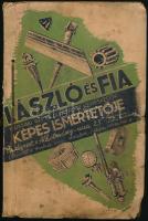 cca 1930 László és fia Alktomány ucca műszaki alkatrész bolt képes árjegyzék, foltos címlappal, ceruzás bejegyzésekkel.