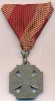 1916. Károly-csapatkereszt cink kitüntetés mellszalagon T:2,2-  Hungary 1916. Charles Troop Cross Zn decoration on ribbon C:XF,VF  NMK 295.