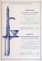 1902 Bp., Ulrich B. J. mindennemű csövek, légszesz-, víz és gőzvezetéki fölszerelések, szerszámok és...