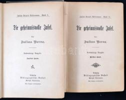 Jules Verne: Die geheimnisvolle Insel. II-III. köt. Julius Verne's Reiseromance. Band 9-10. Lei...