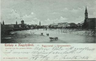 1898 Nagyvárad with synagogue