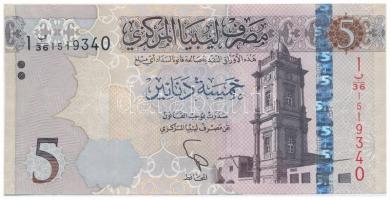 Líbia 2015. 5D T:I Libya 2015. 5 Dinars C:UNC