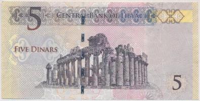Líbia 2015. 5D T:I Libya 2015. 5 Dinars C:UNC