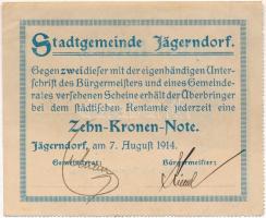Osztrák-Magyar Monarchia/Jägerndorf 1914. 5K T:I-
Austro-Hungarian Monarchy/Jägerndorf 1914. 5 Kron...