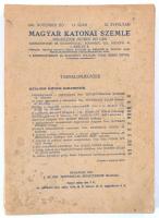 Magyar Katonai Szemle. 1941. novemberi szám. Kiadói papírkötésben