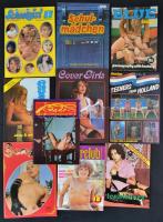 1977-1989 10 db külföldi pornó magazin