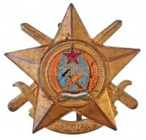 ~1949. Haditorna arany fokozat zománcozott Rákosi-címerrel, aranyozott fém jelvény T:2