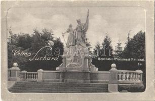 Neuchatel, Monument National, Velma Suchard / monument, Velma Suchard chocolate advertisement