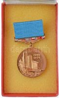 Szovjetunió 1974. KGST 25. évfordulója emlékmedál szalaggal, dísztokban T:1- Soviet Union 1974. 25th Anniversary of Comecon medallion with ribbon, in case C:AU