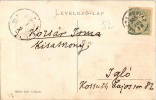 1905 Vajdahunyad, Hunedoara; Vasgyár. Kiadja Spörl Gusztáv / iron works, factory (fl)