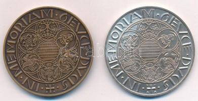 Peternák Gusztáv (1928-) 1988. "MÉE Budapest / Hungarie Strigonium Metropolis" Ag és Br em...