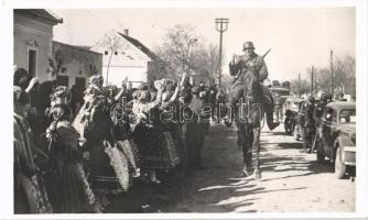 1941 Szabadka, Subotica; bevonulás. Bácska felszabadításának emlékére / entry of the Hungarian troops + 1941 Szabadka visszatért So. Stpl