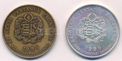 Bognár György (1944-) 1996. "MÉE Gyöngyösi Csoport - Aradi Vértanúk / Schweidel József" Br...