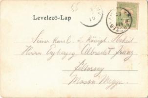 1906 Főherceglak, Főherczeglak, Knezevo (Baranyabán, Popovac, Ban); kastély. Albert Ferenc József fő...