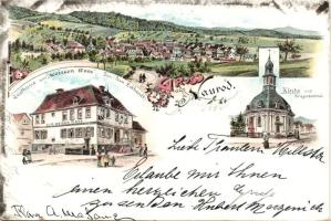 1898 Naurod Litho (small tear)