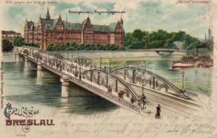 1898 Breslau Litho Hold to Light