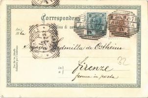 1897 (Vorläufer!) Abbazia, Opatija; Hotel Stefanie, Ika, Volosca, Abbazia v. Süden und v. Meere / ho...