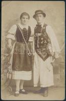 1920 Tata magyar népviselet fotólap