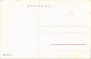 Karlóca, Sremski Karlovci; Fő utca, üzlet. W. L. 304. / main street, shop