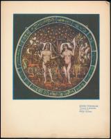 Díszítő Művészet 15 db melléklete és egy sérült címoldala, különféle nyomótechnikákkal (fa, linó, .....