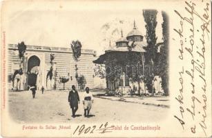 1902 Constantinople, Istanbul; Fontaine du Sultan Ahmed / fountain (Rb)