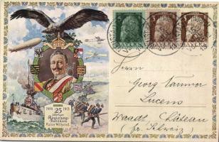 Wilhelm II. anniversary zeppelin, military, plane