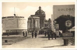 1935 Budapest, Nemzetközi Vásár, Magyar Gyáripar fejlődése, Pécsi Koksz, Magyar Királyi Dohányjövedék, Darling, Fenyves Áruház, Goldberger Gyár, Pé-Es harisnya + Érdekes bérmentesítés