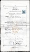 1919 A pesti izr. hitközség születési anyakönyvi kivonata