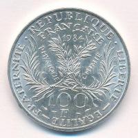 Franciaország 1984. 100Fr Ag "Marie Curie halálának 50. évfordulója" T:1-
France 1984. 10...
