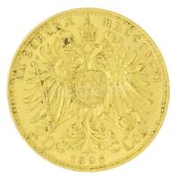 Ausztria 1896. 20K Au "Ferenc József" (6,8g/0.900) T:1-  Austria 1896. 20 Corona Au "...