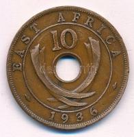 Brit Kelet-Afrika 1936. 10c Br "VIII. Eduárd" T:2 British East Africa 1936. 10 Cents Br &q...