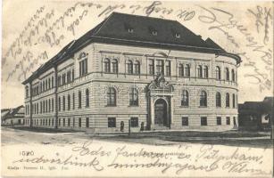 1905 Igló, Zipser Neudorf, Spisská Nová Ves; Áll. faipari szakiskola / wood industry school