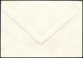 Szász Endre (1927-2003) saját kezű aláírása a Budapesti Tavaszi Fesztivál borítékján az általa terve...