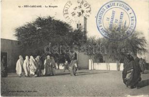 1916 Ben Gardane, La Mosquée / mosque + Bataillon dInfanterie Legere dAfrique Medenine, Le Commandant du Detachement cancellation