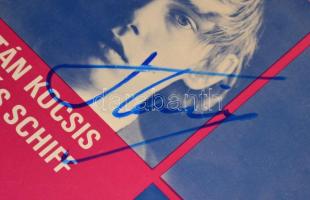 Kocsis Zoltán ls Schiff András aláírása Bach koncert bakeliten