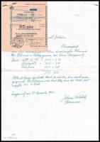 1885-1941 5 db egyházi levél