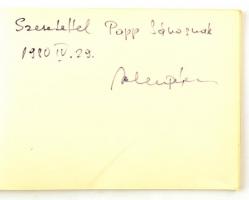 1979 Operaénekesek balett-táncosok  aláírásai saját készítésű autogramm füzetben: 42 db Nicolai Gedd...