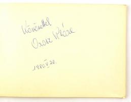 1979 Operaénekesek balett-táncosok  aláírásai saját készítésű autogramm füzetben: 42 db Nicolai Gedd...