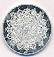 Kósa István (1953-) 2002. "Száz éves a halasi csipke - Kiskunhalas" Ag emlékérem (31,29g/0...