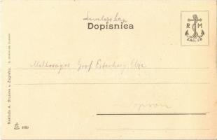 Zagreb, Zágráb; Kaptol / utca, szobor, templom / street, statue, church