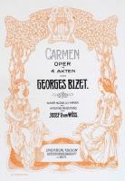 Georges Bizet: Carmen Oper 4 Akten. Wien,én.,"Universal-Edition",1 t.+177 p. Német nyelven...