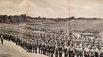 1933 Deutschland erwacht gyűjtőalbum Hitler hatalomra kerülésének történetét ábrázoló cigarettacímké...