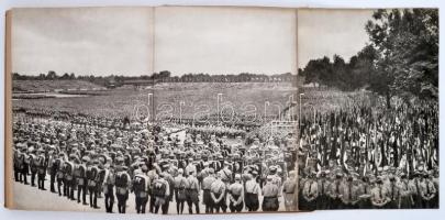 1933 Deutschland erwacht gyűjtőalbum Hitler hatalomra kerülésének történetét ábrázoló cigarettacímké...
