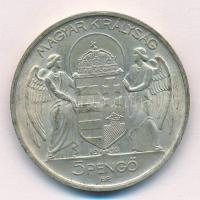 1939. 5P Ag "Horthy balra" T:1- kis patina
Adamo P8.2