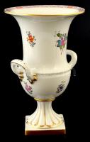 Herendi (cca 1935) Apponyi fantázia mintás urnaváza. Kézzel festett, jelzett, apró kopásokkal. m: 25...