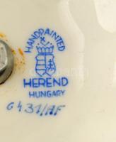 Herendi (cca 1935) Apponyi fantázia mintás urnaváza. Kézzel festett, jelzett, apró kopásokkal. m: 25...