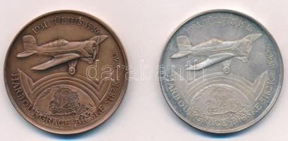 Bozó Gyula (1913-2004) 1991. "60 éves a magyar óceánrepülés Endresz György - Magyar Sándor / Ha...